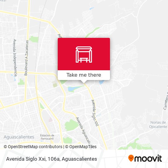 Avenida Siglo Xxi, 106a map