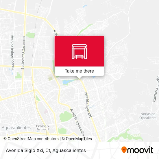Avenida Siglo Xxi, Ct map
