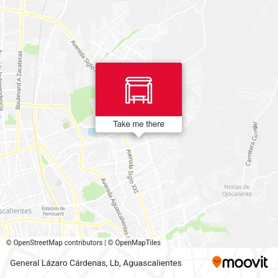 Mapa de General Lázaro Cárdenas, Lb