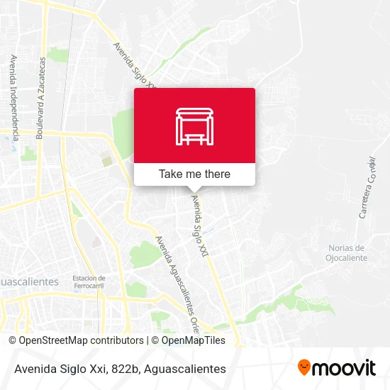 Mapa de Avenida Siglo Xxi, 822b