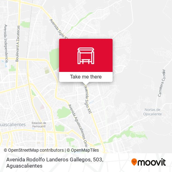 Mapa de Avenida Rodolfo Landeros Gallegos, 503