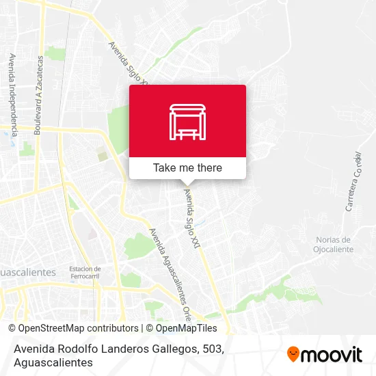 Avenida Rodolfo Landeros Gallegos, 503 map