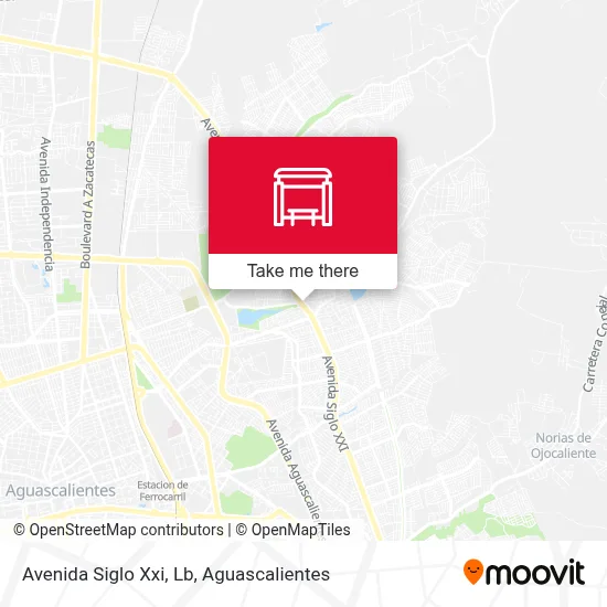 Avenida Siglo Xxi, Lb map
