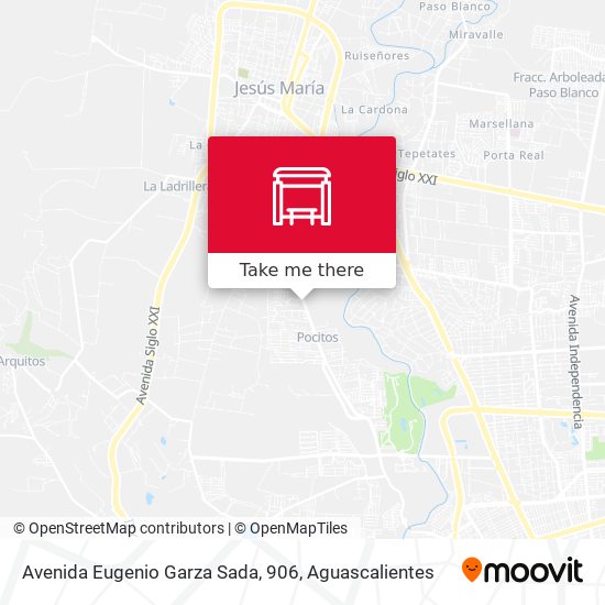 Avenida Eugenio Garza Sada, 906 map