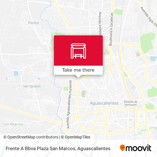 Frente A Bbva Plaza San Marcos map