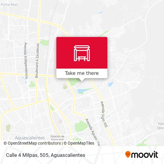 Calle 4 Milpas, 505 map