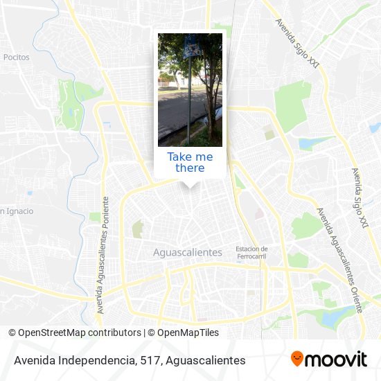 Mapa de Avenida Independencia, 517