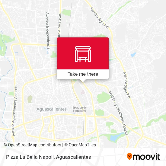 Pizza La Bella Napoli map