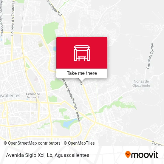 Avenida Siglo Xxi, Lb map