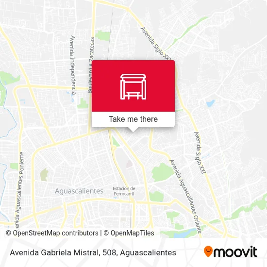 Avenida Gabriela Mistral, 508 map