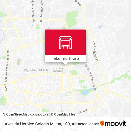 Mapa de Avenida Heroico Colegio Militar, 109
