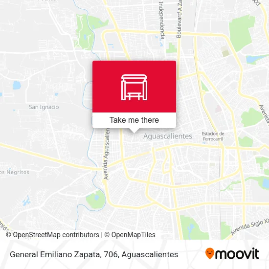 Mapa de General Emiliano Zapata, 706