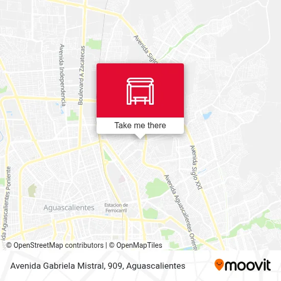 Avenida Gabriela Mistral, 909 map