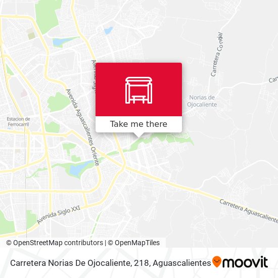 Carretera Norias De Ojocaliente, 218 map