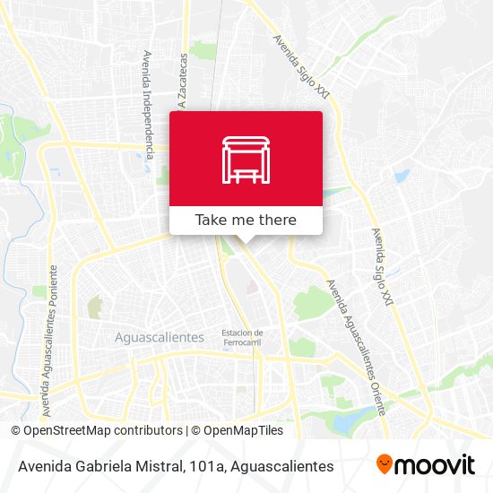 Avenida Gabriela Mistral, 101a map