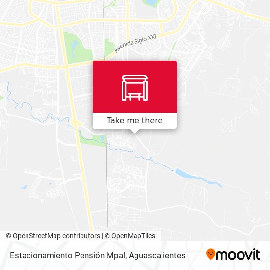 Estacionamiento Pensión Mpal map