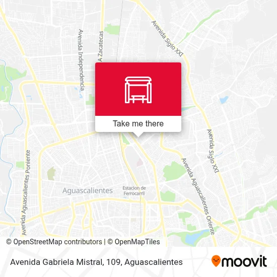 Avenida Gabriela Mistral, 109 map