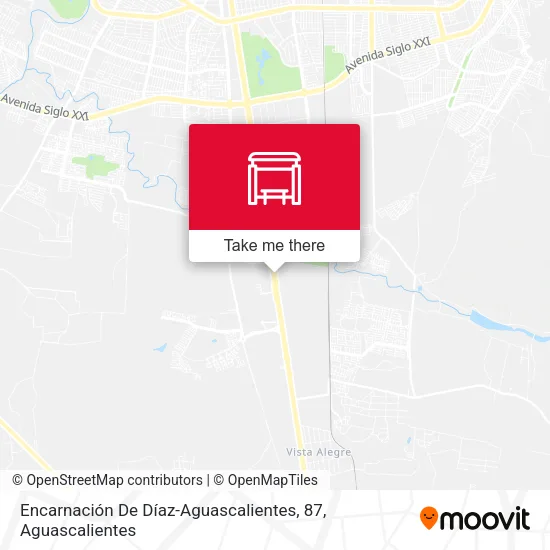 Mapa de Encarnación De Díaz-Aguascalientes, 87