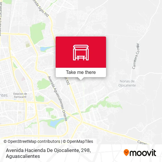 Avenida Hacienda De Ojocaliente, 298 map