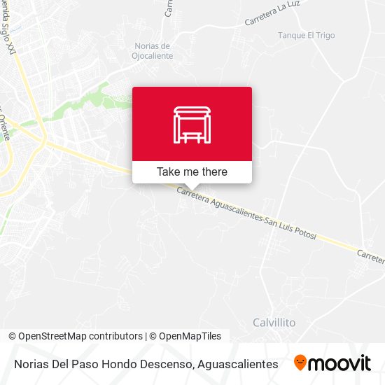 Norias Del Paso Hondo Descenso map