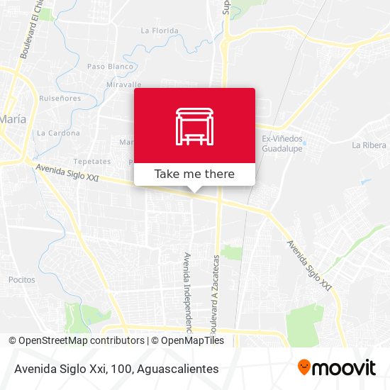 Mapa de Avenida Siglo Xxi, 100