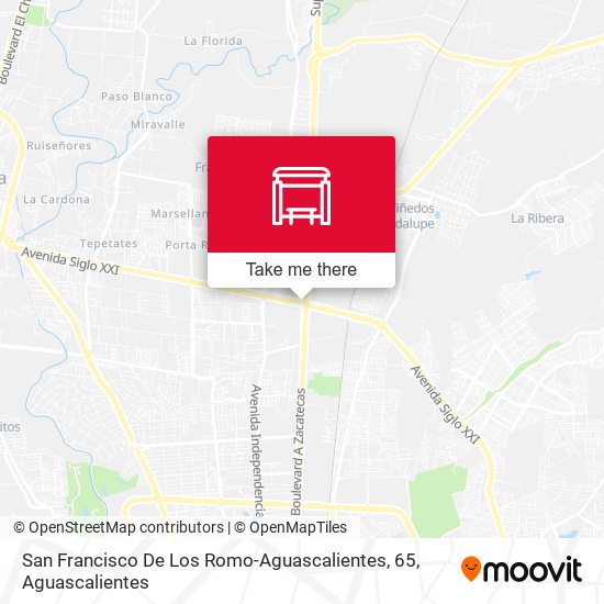 Mapa de San Francisco De Los Romo-Aguascalientes, 65