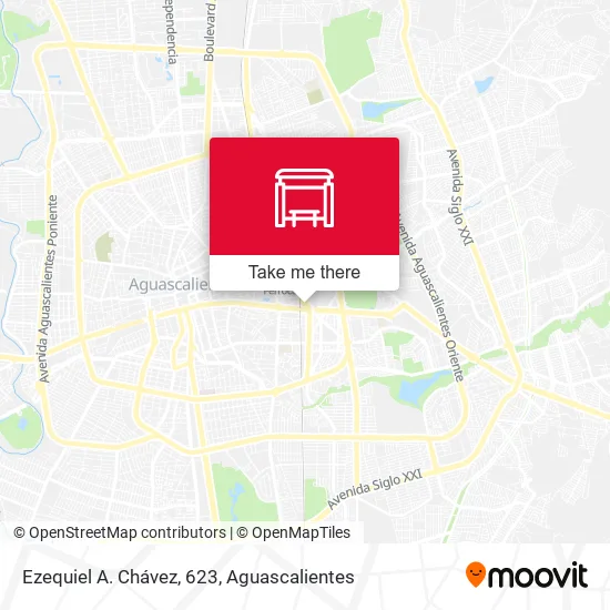 Mapa de Ezequiel A. Chávez, 623