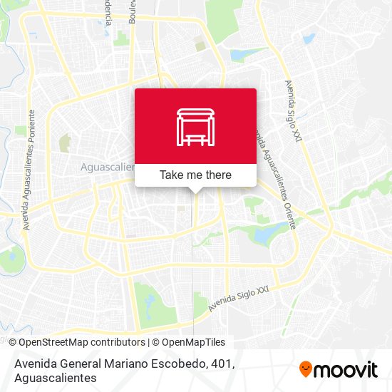 Mapa de Avenida General Mariano Escobedo, 401