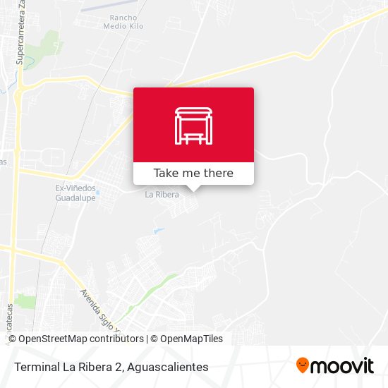 Terminal La Ribera 2 map