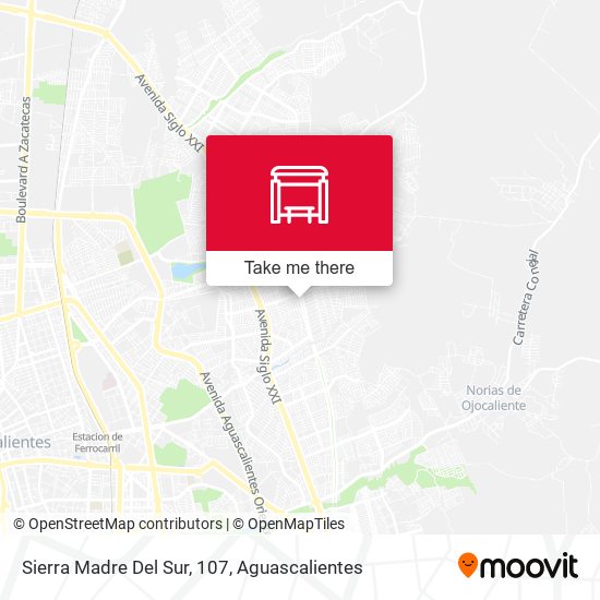 Sierra Madre Del Sur, 107 map