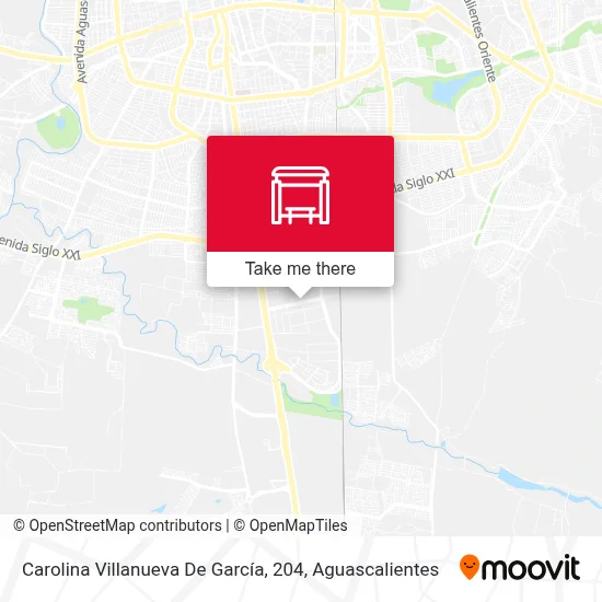 Carolina Villanueva De García, 204 map