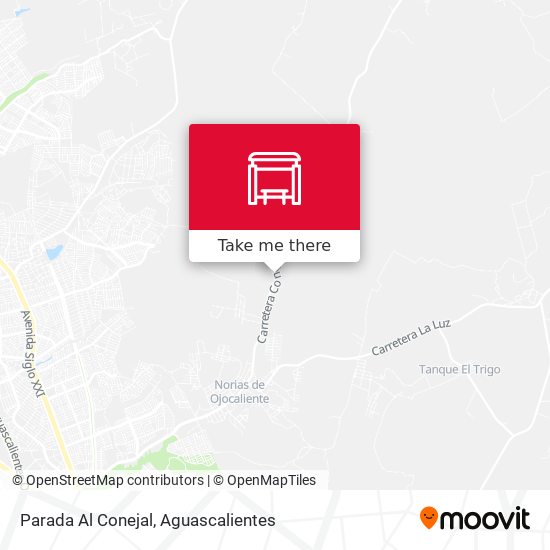 Mapa de Parada Al Conejal