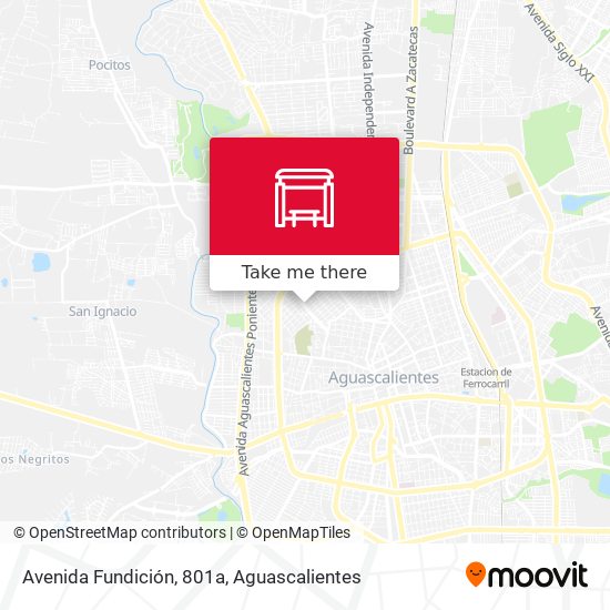Mapa de Avenida Fundición, 801a