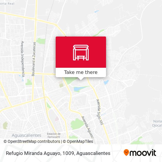 Refugio Miranda Aguayo, 1009 map