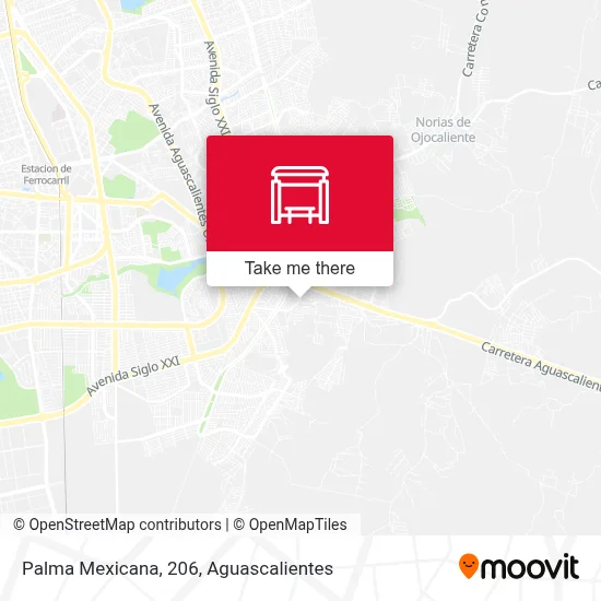 Palma Mexicana, 206 map