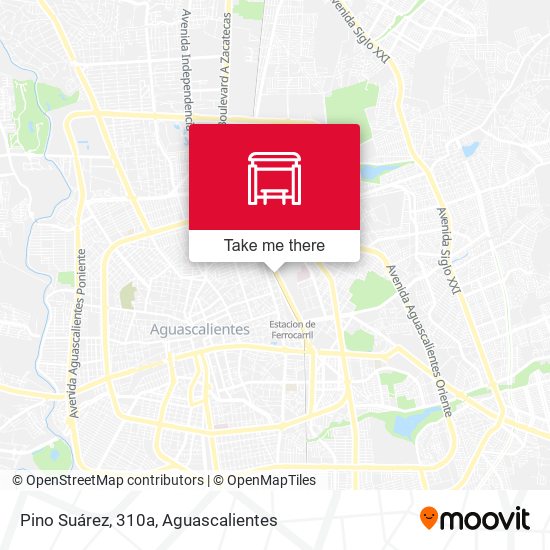 Pino Suárez, 310a map