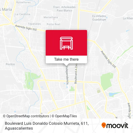Mapa de Boulevard Luis Donaldo Colosio Murrieta, 611