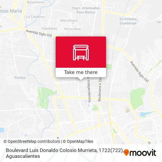 Mapa de Boulevard Luis Donaldo Colosio Murrieta, 1722