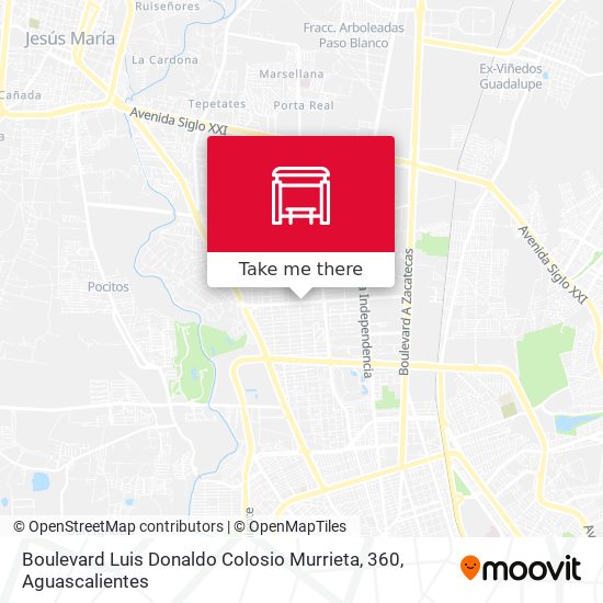 Mapa de Boulevard Luis Donaldo Colosio Murrieta, 360