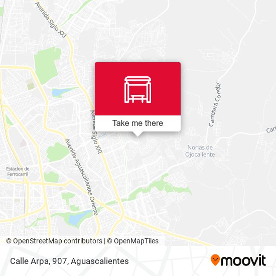 Calle Arpa, 907 map