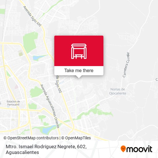 Mtro. Ismael Rodríguez Negrete, 602 map
