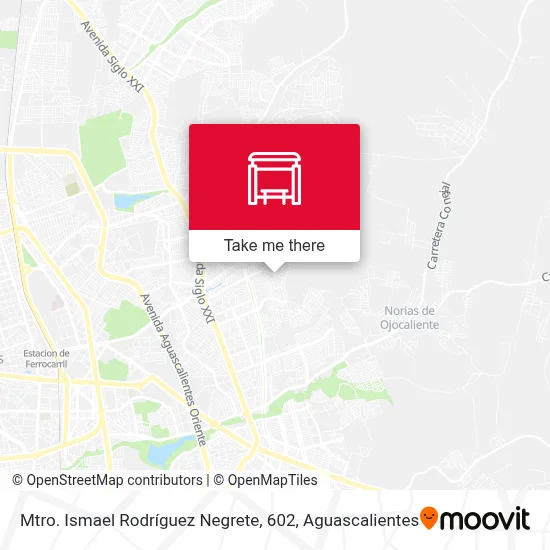 Mtro. Ismael Rodríguez Negrete, 602 map