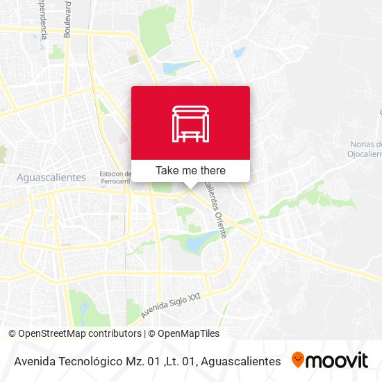 Mapa de Avenida Tecnológico Mz. 01 ,Lt. 01