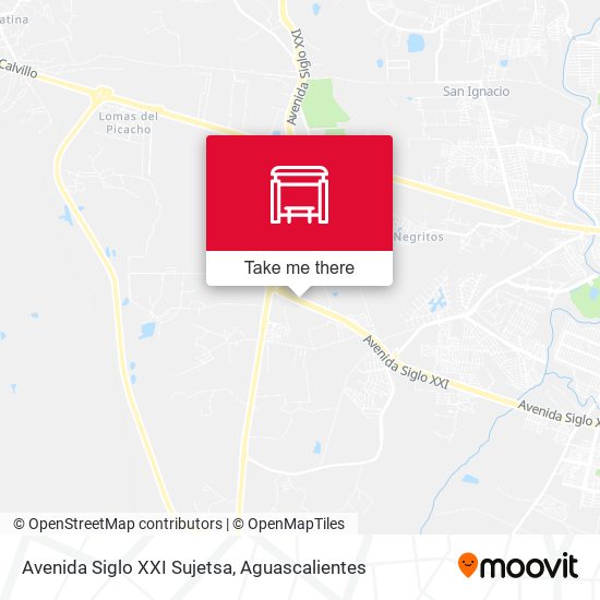 Avenida Siglo XXI Sujetsa map