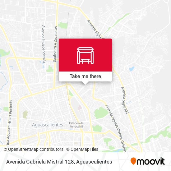 Avenida Gabriela Mistral 128 map