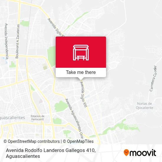 Avenida Rodolfo Landeros Gallegos 410 map