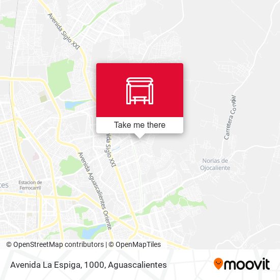 Mapa de Avenida La Espiga, 1000