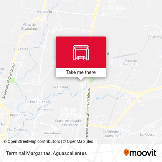 Terminal Margaritas map