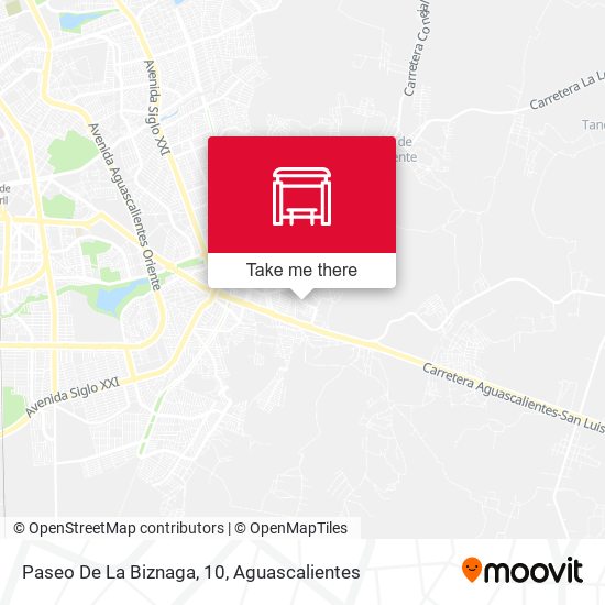 Paseo De La Biznaga, 10 map