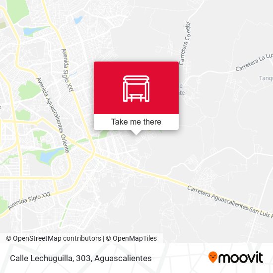 Mapa de Calle Lechuguilla, 303